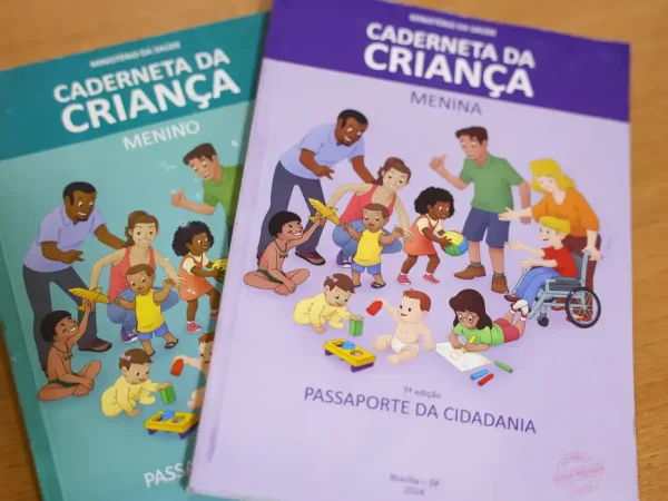 Rio Branco (AC), 07/05/2026 – Caderneta de Vacinação da criança, apresentada durante o curso Sala de Vacina, da MSD, ministrado em Rio Branco (AC). Foto: Tomaz Silva/Agência Brasil