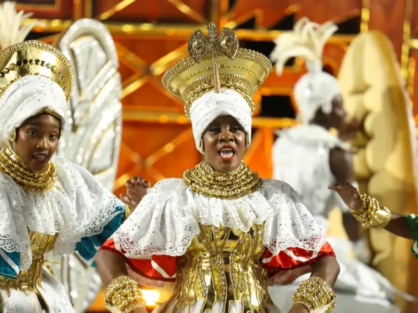 Rio de Janeiro (RJ), 02/03/2025 – Unidos de Padre Miguel abre os desfiles de carnaval do grupo Especial na Marquês de Sapucaí, na região central do Rio de Janeiro. Foto: Tomaz Silva/Agência Brasil