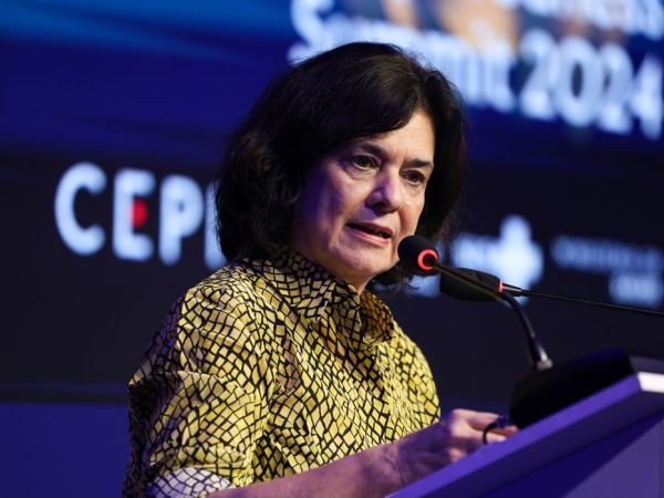 Rio de Janeiro (RJ), 29/07/2024 – A ministra da Saúde, Nísia Trindade durante a Cúpula Global de Preparação para Pandemias 2024, no Rio de Janeiro. Foto: Tomaz Silva/Agência Brasil
