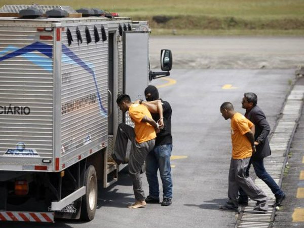 Quatro detentos foram mortos durante transferência para Marabá — Foto: Ansa