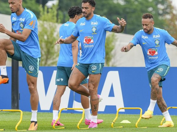 seleção brasileira faz penúltimo treino antes de duelo contra Japão em 27/6/2026