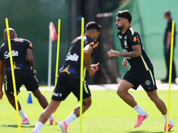 Soccer Football - FIFA World Cup 2026 - Brazil Training - Columbia Park Training Facility, Morristown, New Jersey, U.S. - June 15, 2026 Brazil's Lucas Paqueta during training IMAGN IMAGES via Reuters/Caean Couto