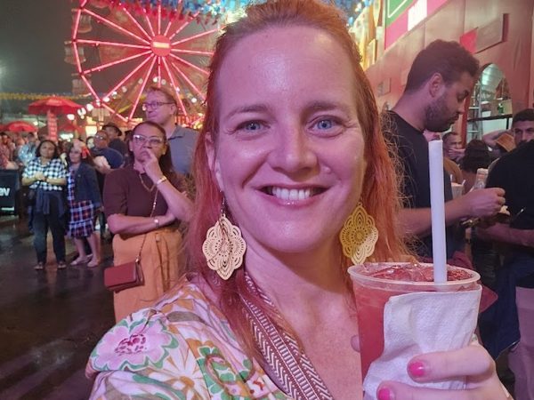Alicia Stamford, turista australiana que celebrou 40 anos de idade no São João de Campina Grande — Foto: Arquivo Pessoal
