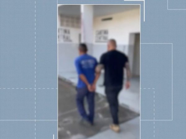 Homem é preso suspeito de estuprar enteada de 17 anos, em Lagoa Seca, na PB — Foto: Reprodução / TV Cabo Branco