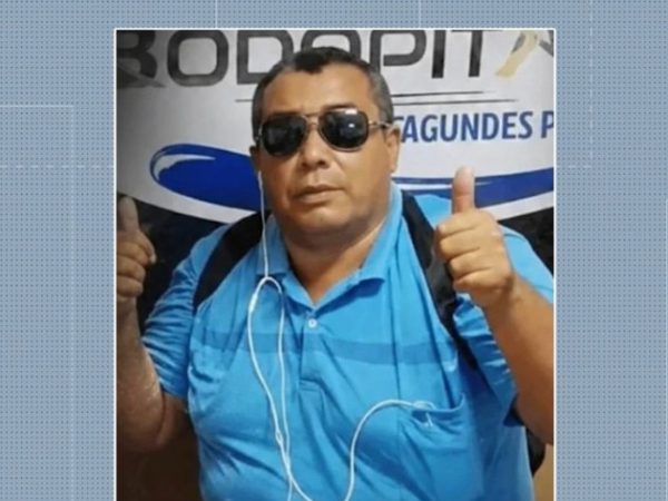 Inácio Anselmo de Araújo, de 46 anos, morreu após um acidente entre moto e carro, na PB — Foto: Reprodução / TV Cabo Branco