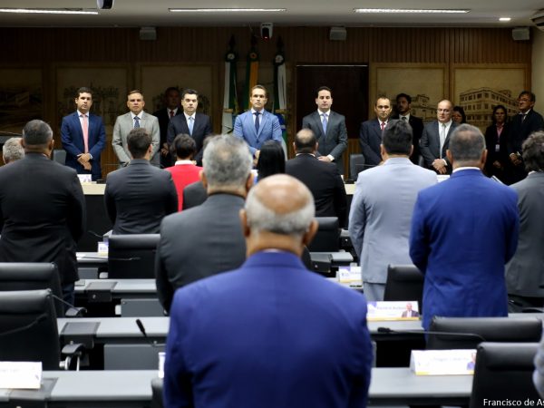 Eriko Jácome assumiu nesta segunda-feira (30) a presidência da Casa Legislativa da capital. — Foto: Francisco de Assis