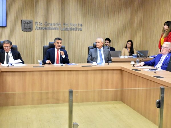 Deputados participaram da 19ª reunião da Comissão de Constituição, Justiça e Redação (CCJ). — Foto: João Gilberto