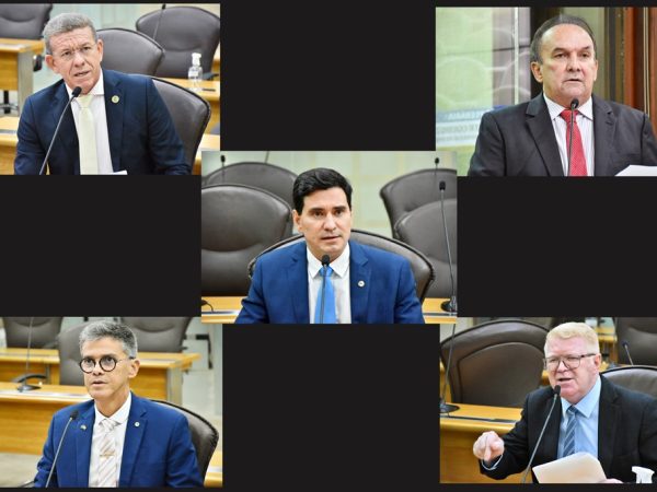 Horário destinado às lideranças da Assembleia Legislativa, na sessão desta terça-feira (12). — Foto: João Gilberto