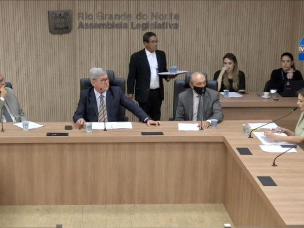 Reunião conjunta das comissões de Administração e de Finanças na Assembleia Legislativa. — Foto: João Gilberto