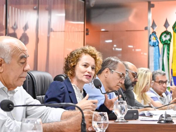 O evento realizado na Câmara de Mossoró reuniu os principais envolvidos na cadeia produtiva. — Foto: Eduardo Maia