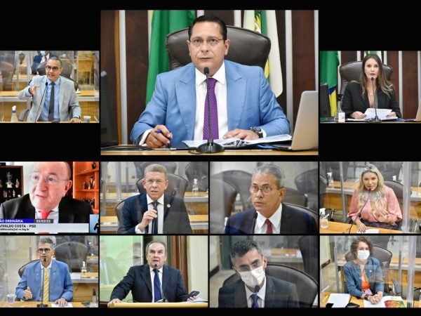 Sessão plenária da Assembleia Legislativa desta quinta-feira (3), no horário destinado aos deputados. — Foto: João Gilberto