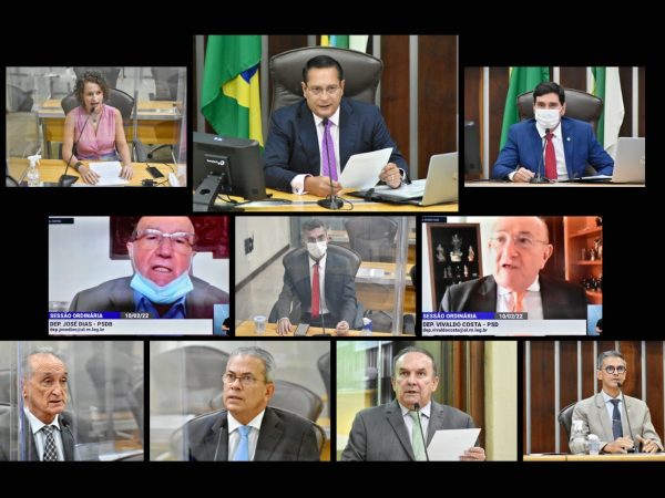 Horário destinado às lideranças partidárias na sessão desta quinta (10), na Assembleia Legislativa. — Foto: Eduardo Maia