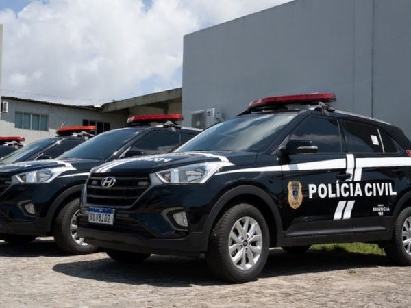 Viaturas da Polícia Civil, na Paraíba — Foto: Governo da Paraíba/Divulgação