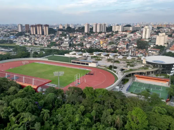 Vista aérea do CT Paralímpico