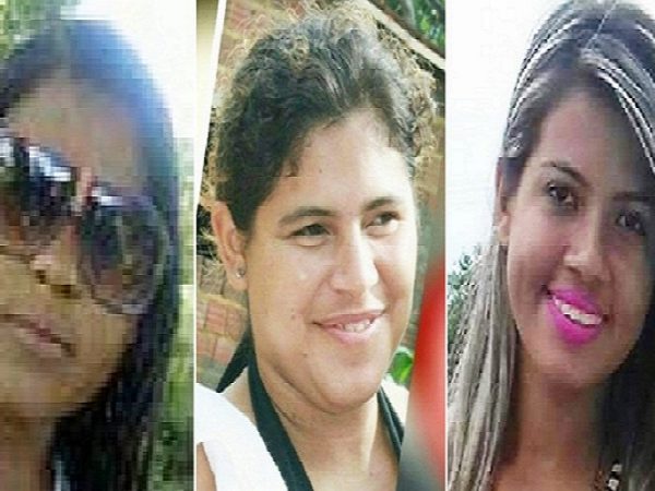 Rosineide Paula Fernandes da Silva, de 23 anos, Leidiane da Silva Freitas, de 27, e Marina Rane Martins de França, 21, são três das seis vítimas da violência neste fim de semana no RN (Foto: PM/Divulgação)
