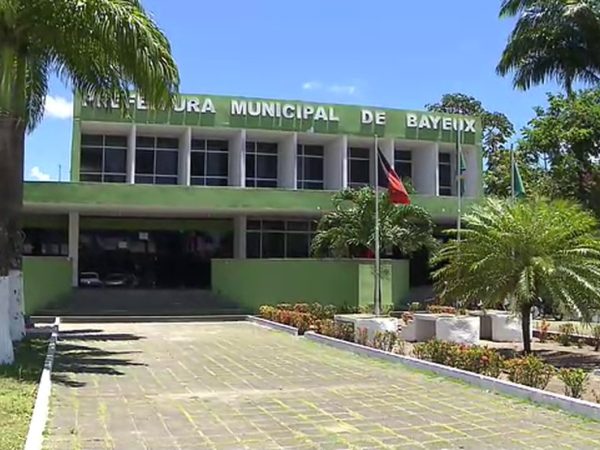 Prefeitura de Bayeux, PB — Foto: Reprodução/TV Cabo Branco