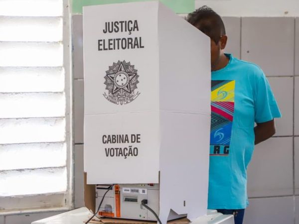 Eleitor exerce direito de cidadania no segundo turno das eleições. — Foto: Reprodução