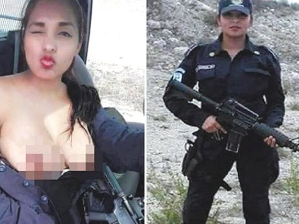 Imagem vazou na internet; oficiais descobriram que a foto em questão foi a última de uma série produzida pela policial - Reprodução