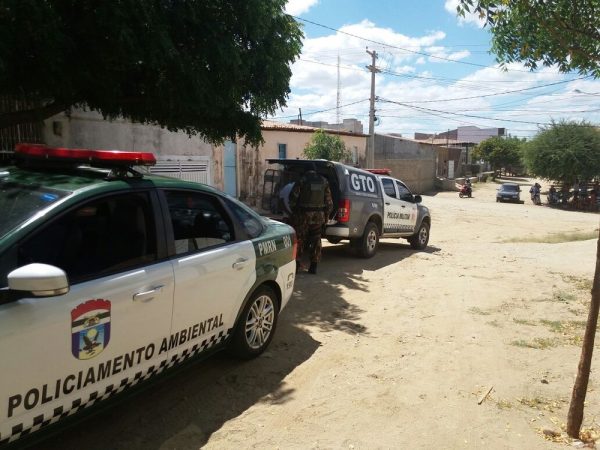 Operação da PM em Caicó prendeu suspeitos e apreendeu drogas (Foto: Divulgação/PM)