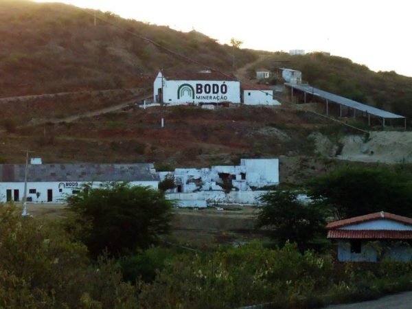Desabamento aconteceu em mineradora de Bodó, na região Seridó potiguar (Foto: Aildo Bernardo)