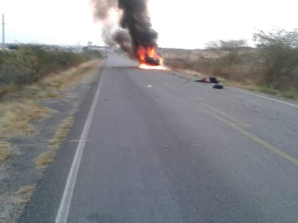 Caso aconteceu neste domingo (25) na BR-405, em Itaú, região Oeste potiguar — Foto: PRF/divulgação
