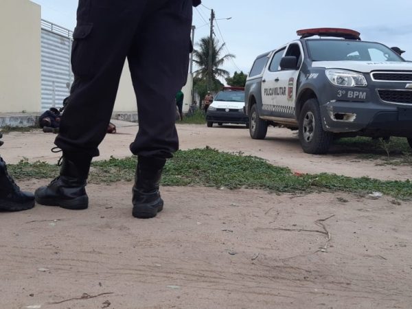 Crime aconteceu na cidade de Macaíba, na tarde desta terça-feira (18). — Foto: Sérgio Henrique Santos/Inter TV Cabugi