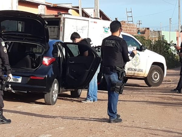 Crime aconteceu em São Gonçalo do Amarante — Foto: Sérgio Henrique Santos/Inter TV Cabugi