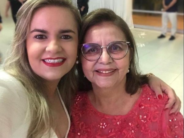 Suely Gurgel, de 40 anos , e a mãe, Ivone Gurgel, de 73, estão internadas com Covid-19 na UTI do Hospital São Luiz em Mossoró — Foto: Cedida
