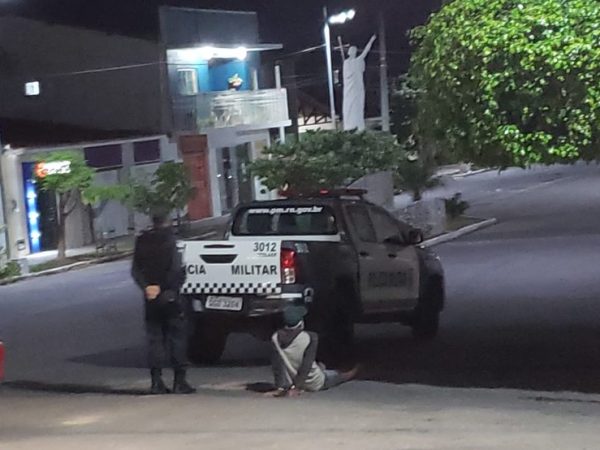 Um suspeito foi preso de envolvimento no assalto em Cerro Corá, no Seridó potiguar. — Foto: Redes sociais