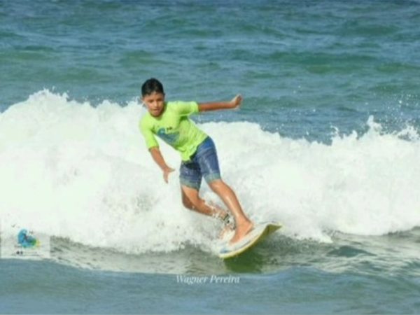 Gabriel Machado, de 14 anos, era surfista e desapareceu após se afogar na praia de Miami, na Zona Leste de Natal. — Foto: Cedida