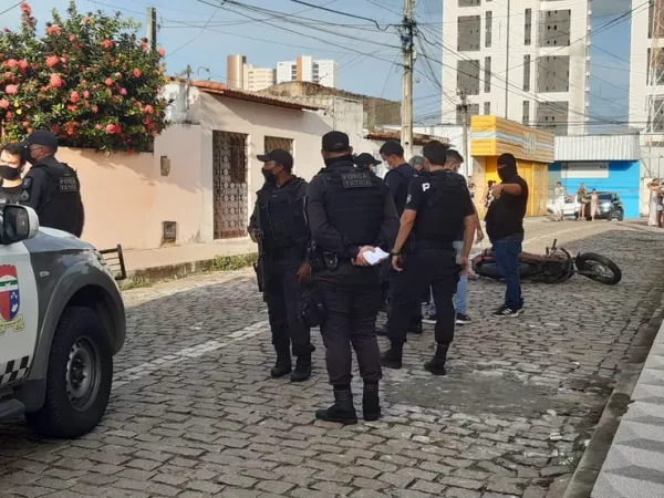 Caso aconteceu no bairro Lagoa Seca, na Zona Leste de Natal — Foto: Sérgio Henrique Santos/Inter TV Cabugi