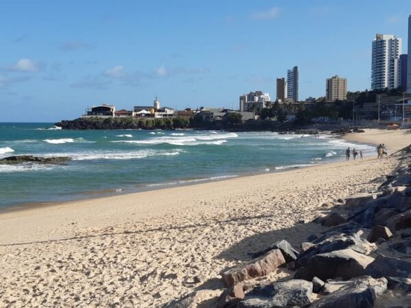 Praia em Natal, RN — Foto: Sérgio Henrique Santos/Inter TV Cabugi