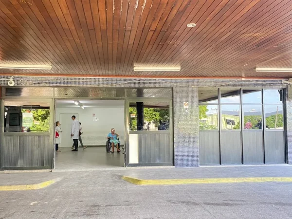 Entrada do Pronto-Socorro Clóvis Sarinho, no Hospital Walfredo Gurgel, em Natal (Arquivo). — Foto: Francielly Medeiros/Inter TV Cabugi