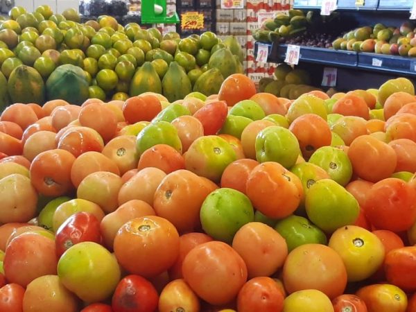 Preço do tomate subiu 34% em Natal — Foto: Sérgio Henrique Santos/Inter TV Cabugi