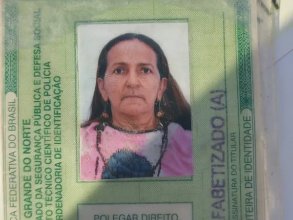 Maria Salete da Silva, de 71 anos, morreu após ser atropelada em Caicó, RN — Foto: Cedida