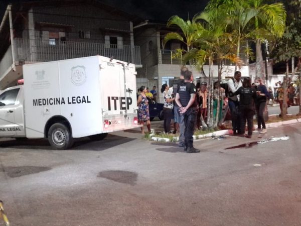Homem morre baleado após dar facada em motorista durante discussão em bar na Grande Natal — Foto: Vanessa Camilo / Inter TV Cabugi