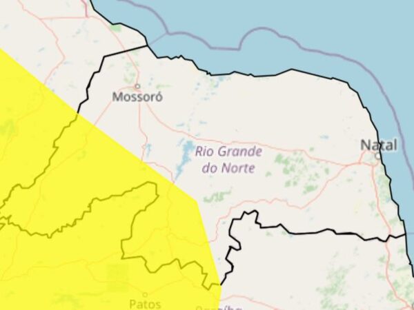 Inmet alerta para baixa umidade em 61 cidades do RN — Foto: Foto: Divulgação/Inmet