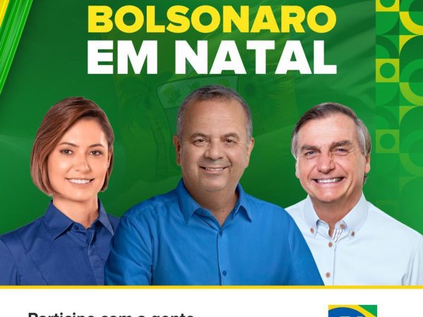 Bolsonaro chegará a Natal na quinta (30) e desembarcará no Aeroporto de São Gonçalo do Amarante. — Foto: Divulgação