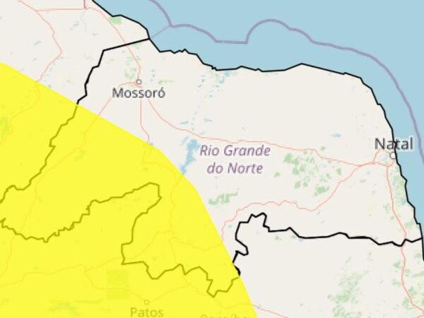 Inmet alerta para baixa umidade em 65 cidades do RN; veja lista — Foto: Foto: Divulgação/Inmet