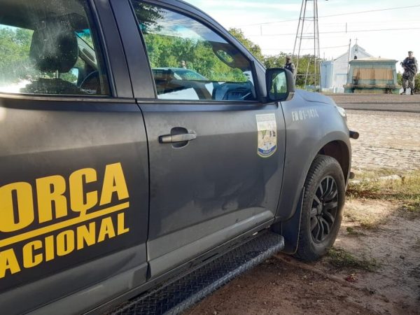 Força Nacional dá apoio a buscas por fugitivos de Mossoró — Foto: Sérgio Henrique Santos/Inter TV Cabugi