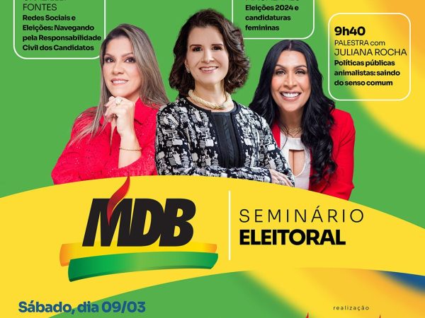 O Seminário Eleitoral que acontecerá dia 09 de março no Executive Park, em Natal. — Foto: Divulgação