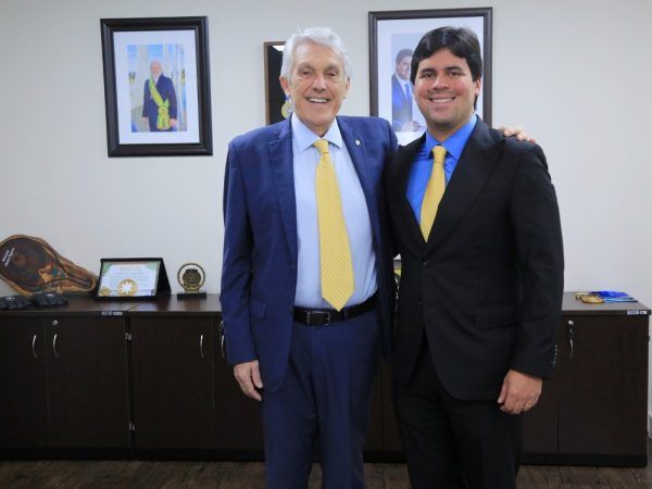 Deputado federal João Maia participou de importante reunião com o Ministro do Esporte, André Fufuca. — Foto: Divulgação