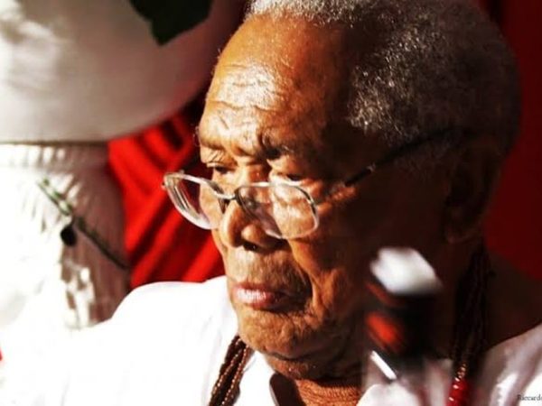 Vicente Mariano, representante do candomblé, morre aos 95 anos — Foto: reprodução/TV Cabo Branco