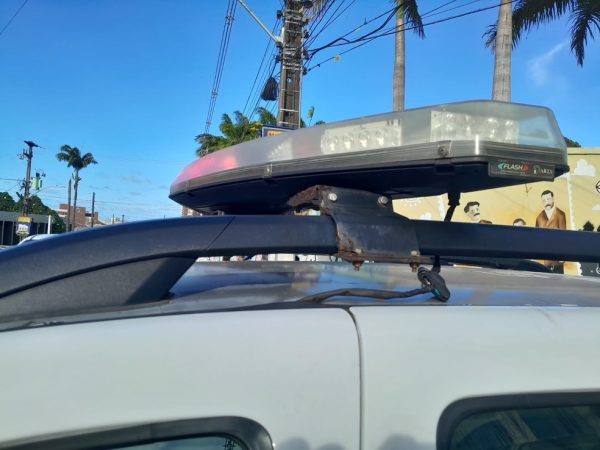 Viatura da PM — Foto: Thiago César/Inter TV Cabugi/ARQUIVO