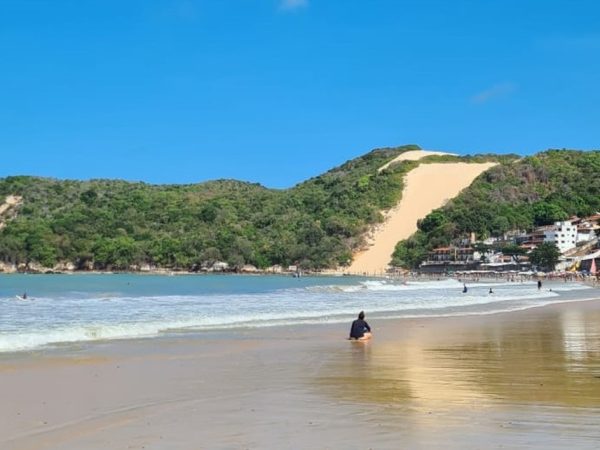 Praia de Ponta Negra, em Natal — Foto: Fernanda Zauli/g1