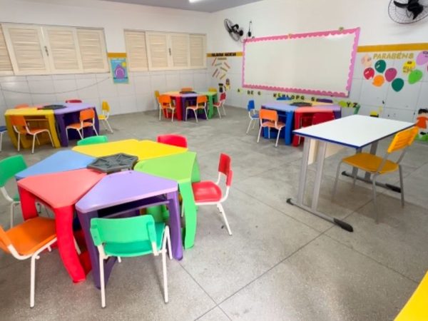 Creche em Natal (RN) — Foto: Kleber Teixeira/Inter TV Cabugi