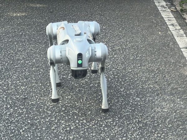 Robô usado na rede de drenagem em Natal — Foto: Kleber Teixeira/Inter TV Cabugi