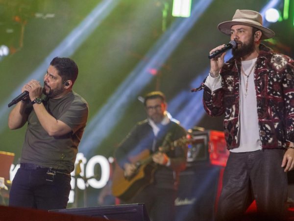 Show de Jorge e Mateus na quinta noite da Festa do Peão de Americana de 2025 — Foto: Thomaz Marostegan/g1