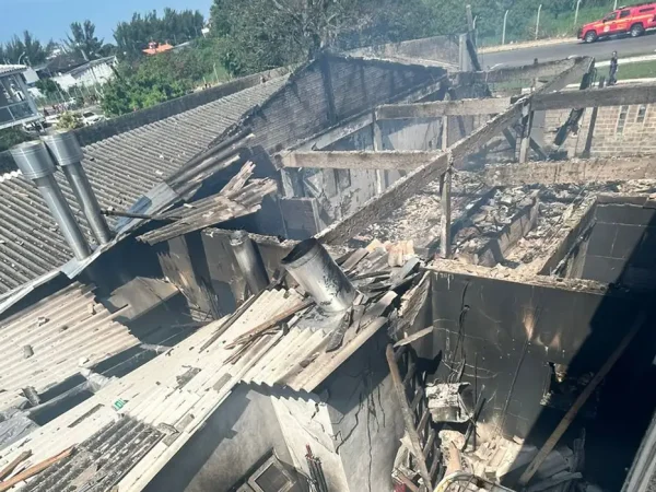 Capão da Canoa (RS), 03/04/2026 - Local de queda de avião. Foto: Defesa Civil RS/Divulgação