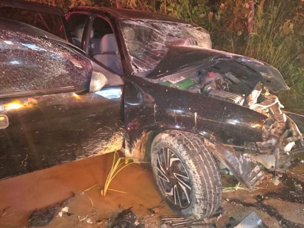 Pai, filho e avó morrem em batida entre dois carros no Sertão da Paraíba — Foto: Reprodução / Polícia Militar da Paraíba